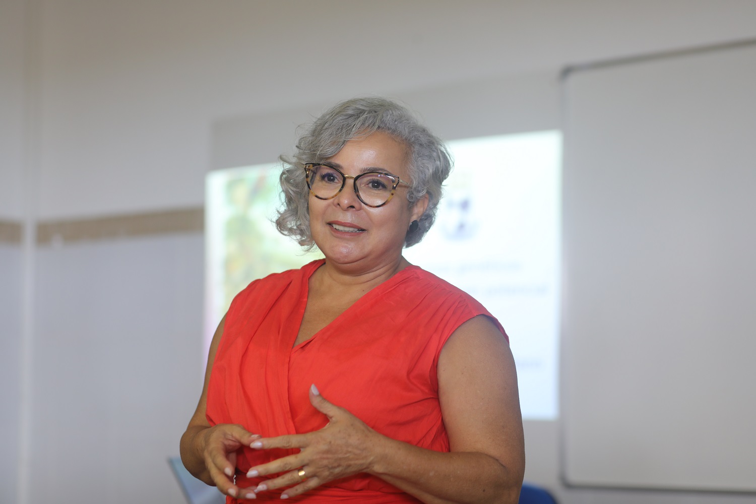 Renata Mann é professora do Departamento de Engenharia Agronômica da UFS e presidente da Fapese. (foto: Fernanda Felix/Ascom UFS)